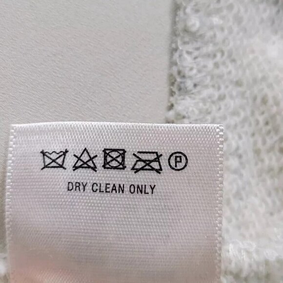 Anthropologie Cartonnier Blazer Size XS Knit Chiffon Ruffle Pockets Speckled - Picture 7 of 13